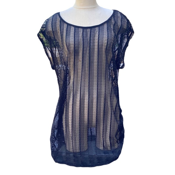 ⚜️Coast To Coast Black Bathing Suit Cover Up W/ Ruching on each side! EUC! - Picture 1 of 7